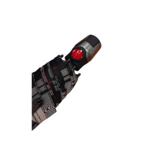 Knirps T200 medium duomatic check black and white